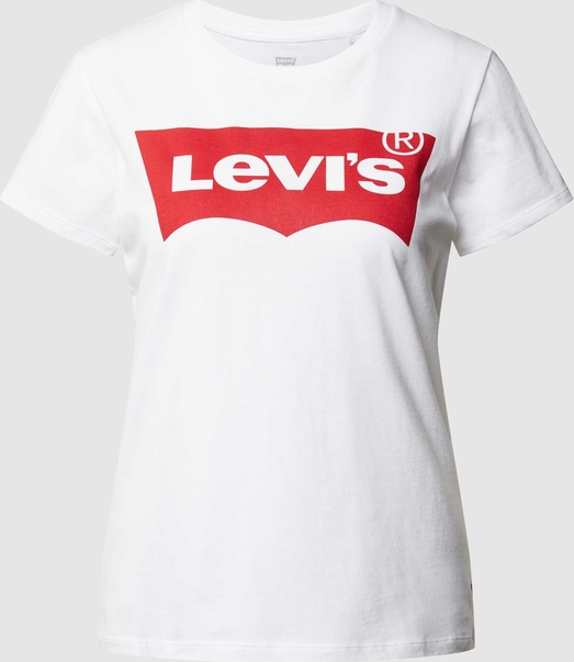 T-shirt Levis w młodzieżowym stylu z bawełny