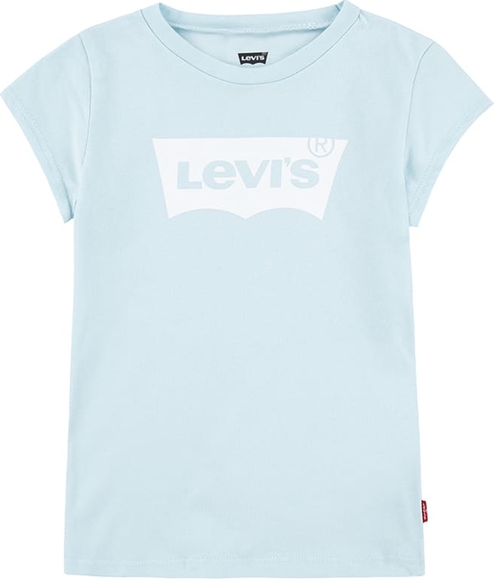 T-shirt Levis w młodzieżowym stylu z krótkim rękawem z okrągłym dekoltem