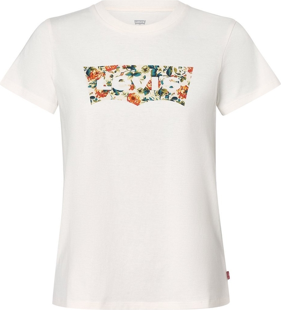 T-shirt Levis z bawełny z okrągłym dekoltem w młodzieżowym stylu