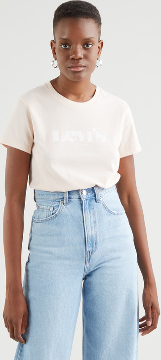 T-shirt Levis z krótkim rękawem z okrągłym dekoltem z bawełny
