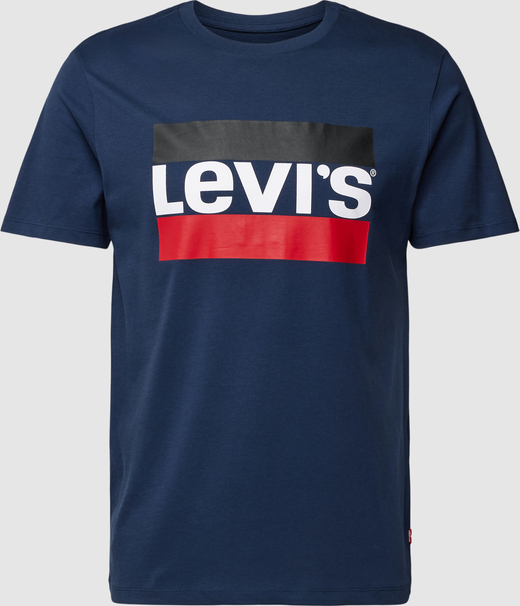 T-shirt Levis z nadrukiem z bawełny
