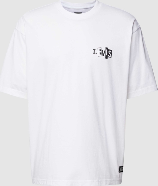 T-shirt Levis z nadrukiem z krótkim rękawem