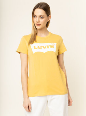 T-shirt Levis z okrągłym dekoltem z krótkim rękawem