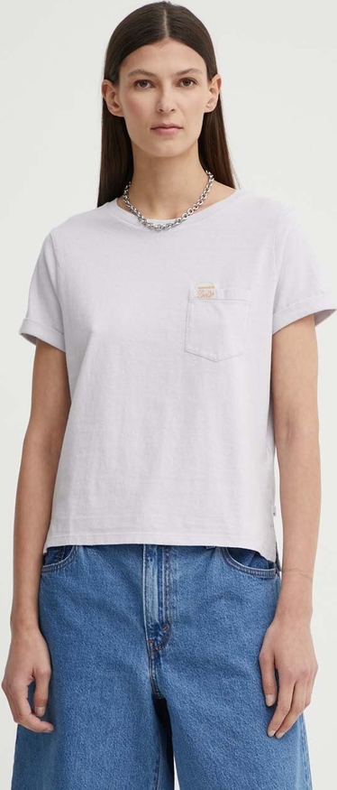 T-shirt Levis z okrągłym dekoltem z krótkim rękawem w stylu casual