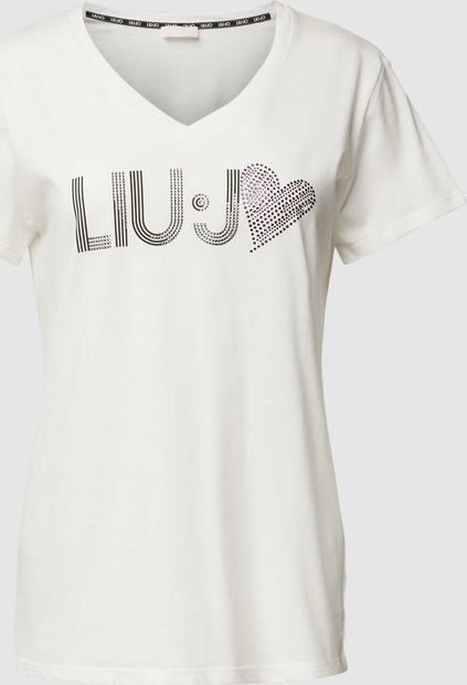 T-shirt Liu-Jo w sportowym stylu z bawełny