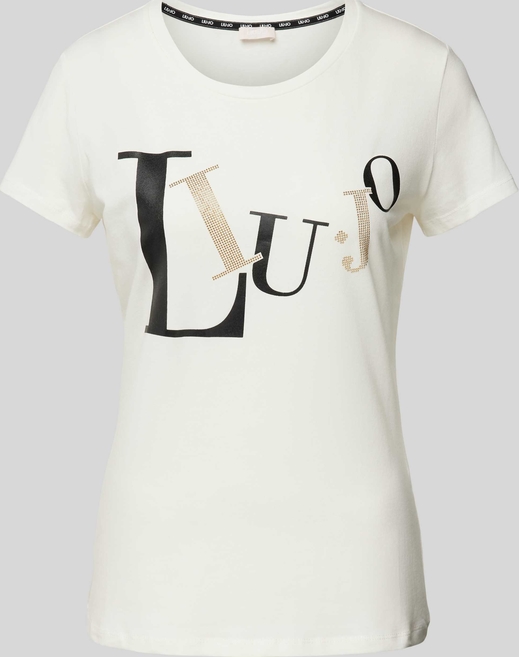 T-shirt Liu-Jo z bawełny w młodzieżowym stylu