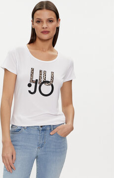 T-shirt Liu-Jo z krótkim rękawem w młodzieżowym stylu