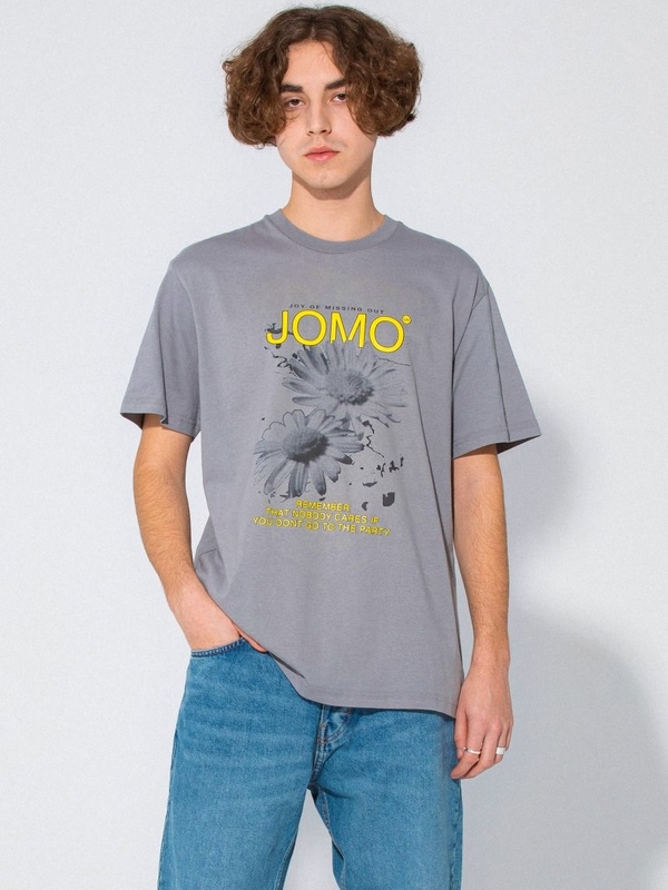T-shirt LOCAL HEROES z bawełny w młodzieżowym stylu