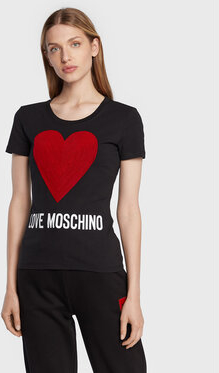 T-shirt Love Moschino w młodzieżowym stylu