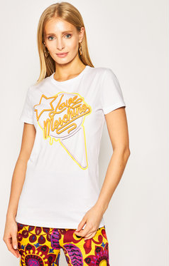 T-shirt Love Moschino z okrągłym dekoltem