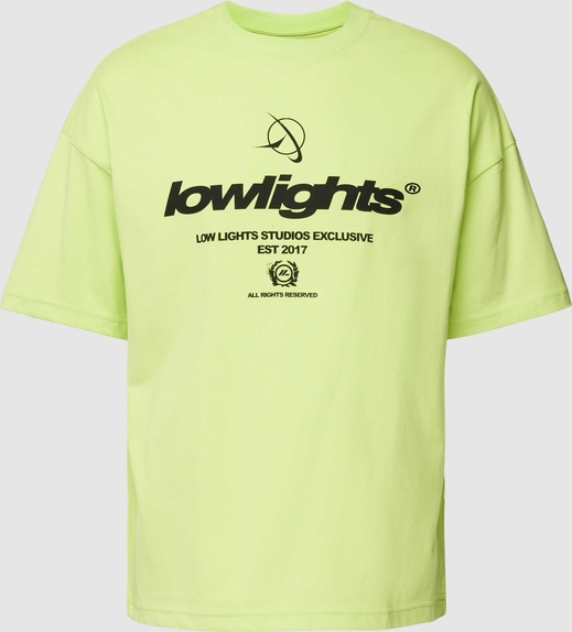 T-shirt Low Lights Studios z krótkim rękawem w młodzieżowym stylu