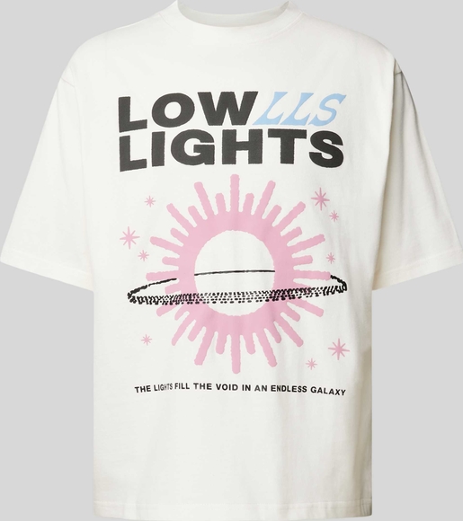 T-shirt Low Lights Studios z krótkim rękawem z nadrukiem z bawełny