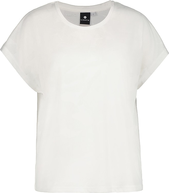 T-shirt Luhta w stylu casual z krótkim rękawem z okrągłym dekoltem