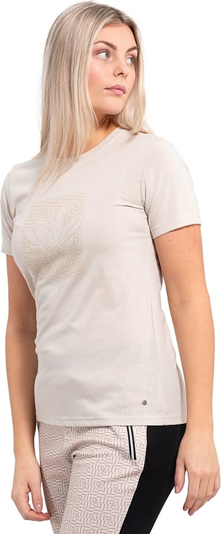 T-shirt Luhta z okrągłym dekoltem w stylu casual z krótkim rękawem