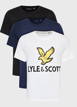 T-shirt Lyle & Scott w młodzieżowym stylu z krótkim rękawem