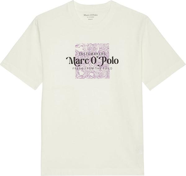T-shirt Marc O'Polo z bawełny w młodzieżowym stylu
