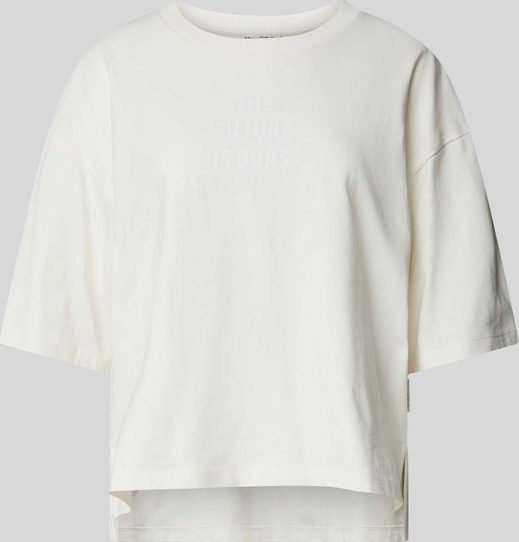 T-shirt Marc O'Polo z bawełny z okrągłym dekoltem z krótkim rękawem