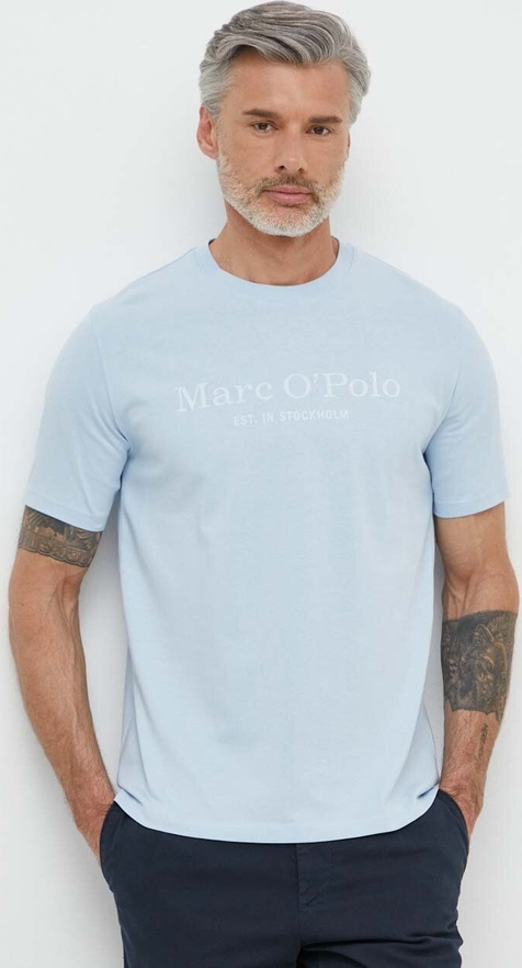 T-shirt Marc O'Polo z krótkim rękawem z nadrukiem