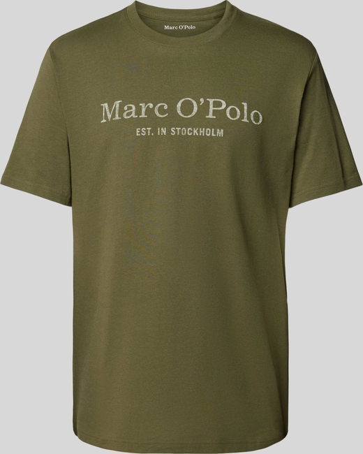 T-shirt Marc O'Polo z nadrukiem z bawełny