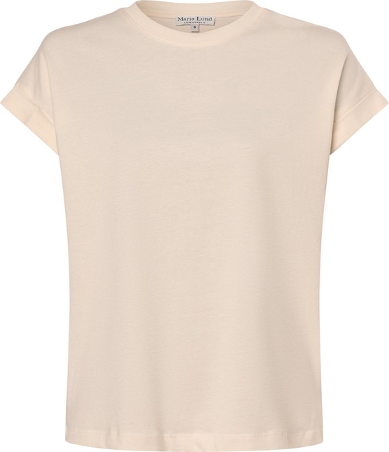 T-shirt Marie Lund w stylu casual z krótkim rękawem z okrągłym dekoltem