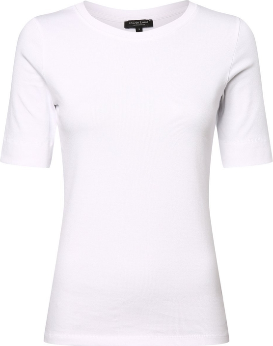 T-shirt Marie Lund z bawełny w stylu casual z krótkim rękawem