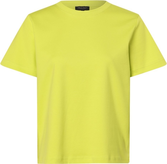 T-shirt Marie Lund z krótkim rękawem z bawełny z okrągłym dekoltem