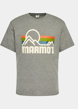T-shirt Marmot w sportowym stylu z krótkim rękawem
