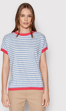 T-shirt Max & Co. w stylu casual z krótkim rękawem z okrągłym dekoltem