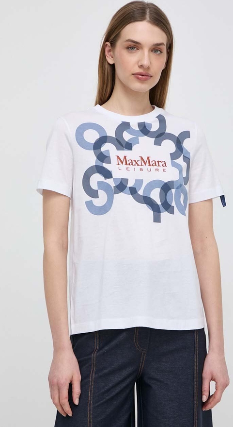 T-shirt MaxMara z bawełny