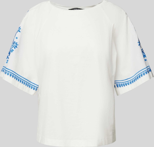 T-shirt MaxMara z krótkim rękawem z bawełny w młodzieżowym stylu
