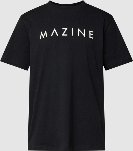 T-shirt Mazine z krótkim rękawem z bawełny z nadrukiem