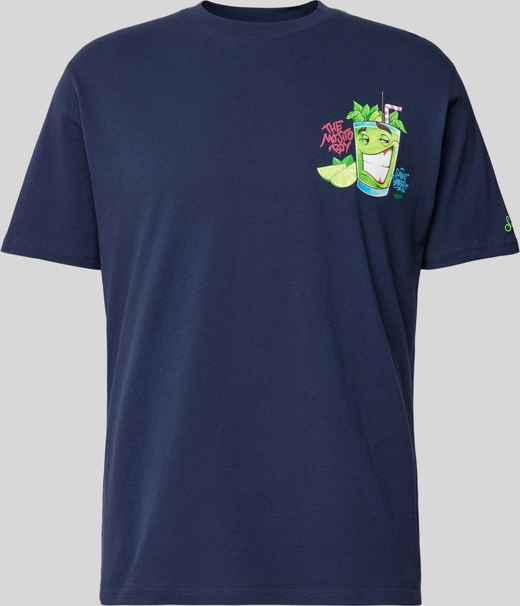 T-shirt Mc2 Saint Barth z bawełny w młodzieżowym stylu z krótkim rękawem
