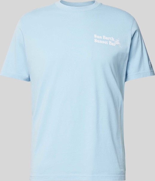 T-shirt Mc2 Saint Barth z bawełny z krótkim rękawem z nadrukiem