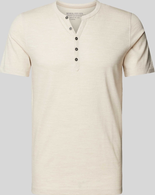 T-shirt McNeal z bawełny w stylu casual z krótkim rękawem