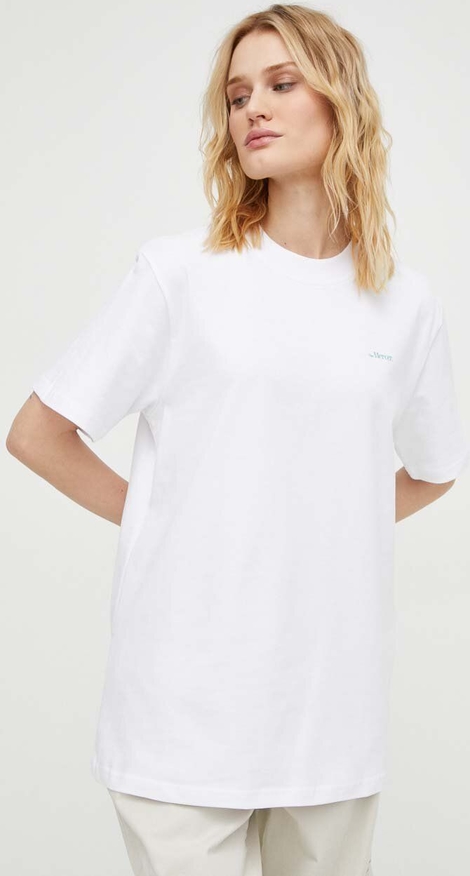 T-shirt Mercer Amsterdam z bawełny z nadrukiem w stylu casual