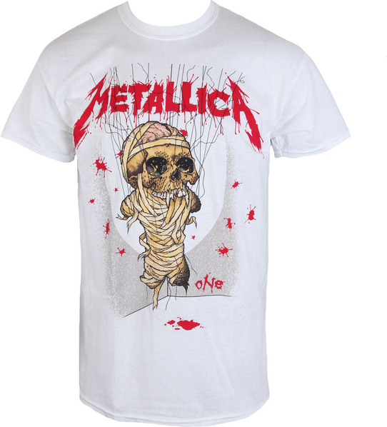 T-shirt Metal-shop w młodzieżowym stylu z bawełny