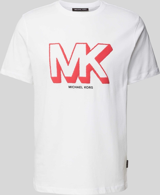T-shirt Michael Kors z bawełny z nadrukiem