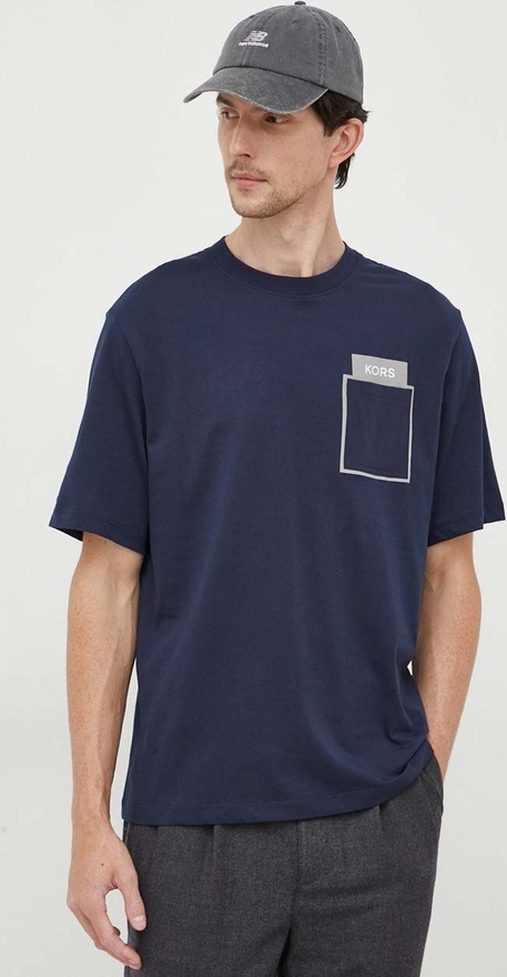 T-shirt Michael Kors z krótkim rękawem w stylu casual z bawełny