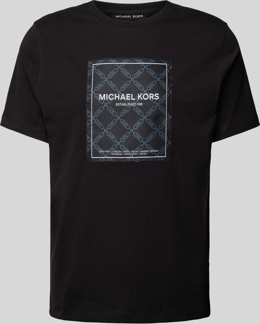 T-shirt Michael Kors z nadrukiem z bawełny