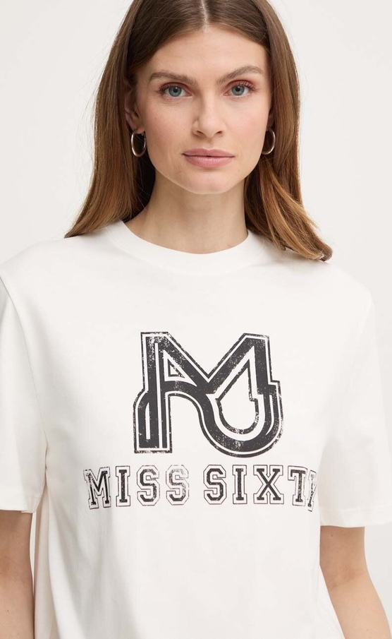 T-shirt Miss Sixty z jedwabiu