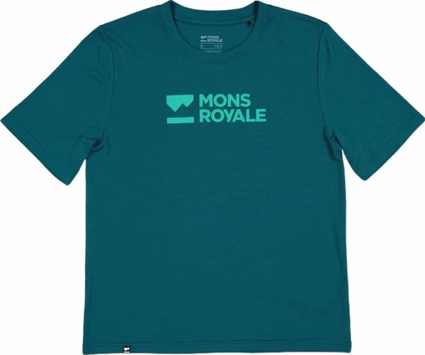 T-shirt Mons Royale z krótkim rękawem w młodzieżowym stylu z okrągłym dekoltem