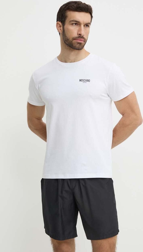 T-shirt Moschino z krótkim rękawem w stylu casual