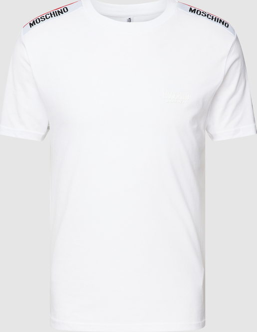 T-shirt Moschino z krótkim rękawem w stylu casual z bawełny