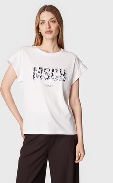 T-shirt MSCH Copenhagen z okrągłym dekoltem