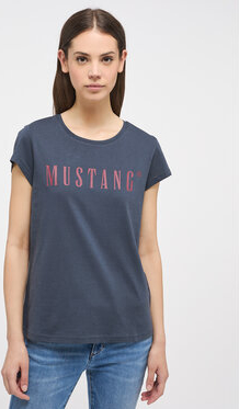 T-shirt Mustang z okrągłym dekoltem