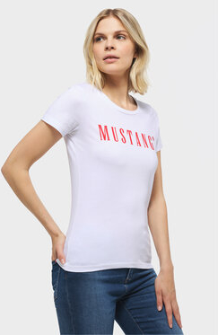 T-shirt Mustang z okrągłym dekoltem