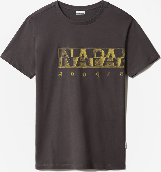 T-shirt Napapijri z krótkim rękawem z bawełny w młodzieżowym stylu