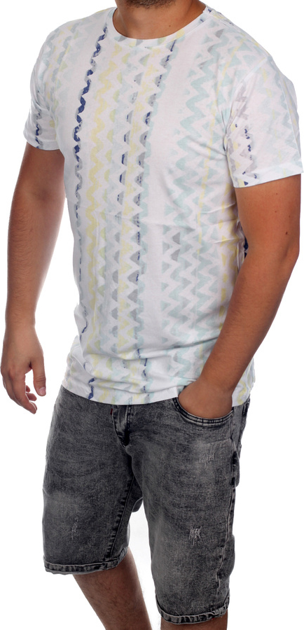 T-shirt Neidio w młodzieżowym stylu z krótkim rękawem z nadrukiem