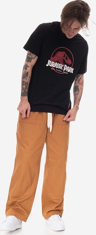 T-shirt Neil Barett z nadrukiem w młodzieżowym stylu z krótkim rękawem