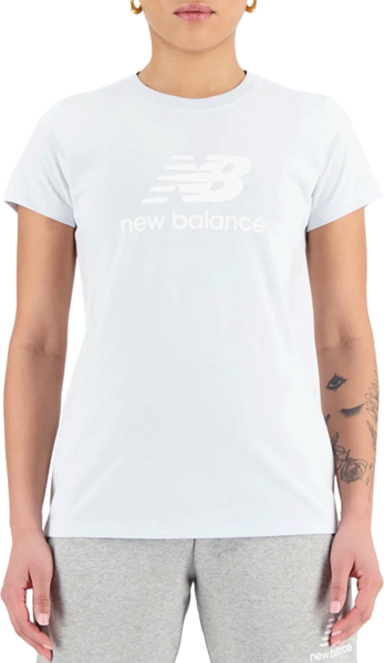T-shirt New Balance w młodzieżowym stylu z bawełny z krótkim rękawem